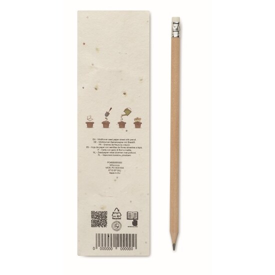 Bleistift in Einsteckhülle