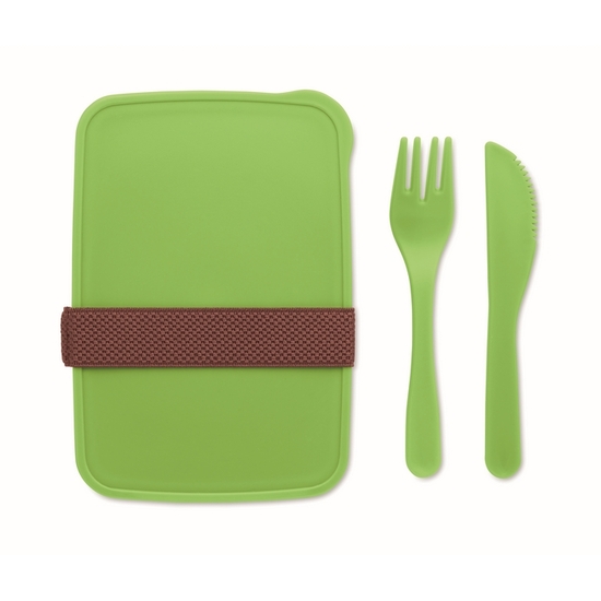 Lunchbox mit Besteck