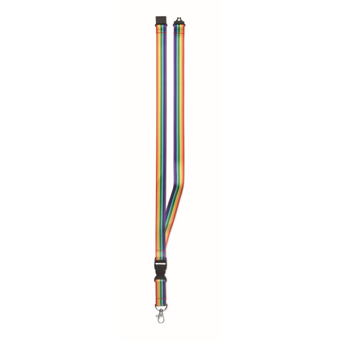 Regenbogen Lanyard RPET