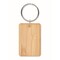 Schlüsselring Bambus, eckig