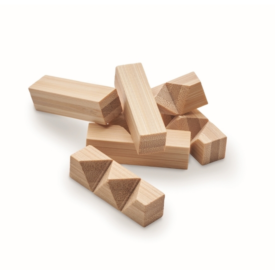 Holzpuzzle/Gehirnjogging Bambus