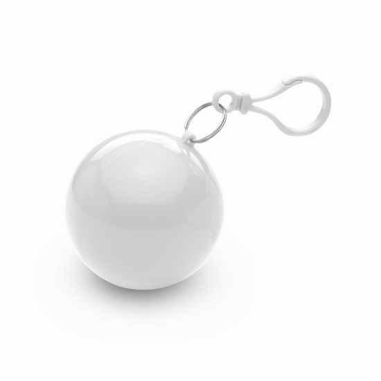 Regenponcho in Kugel