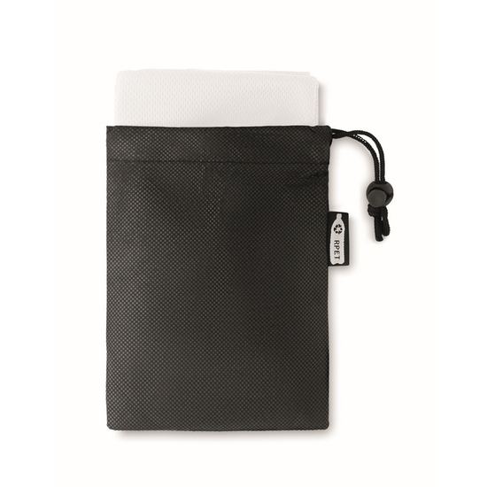 RPET Sporthandtuch mit Beutel