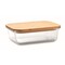 Lunchbox Glas mit Bambus