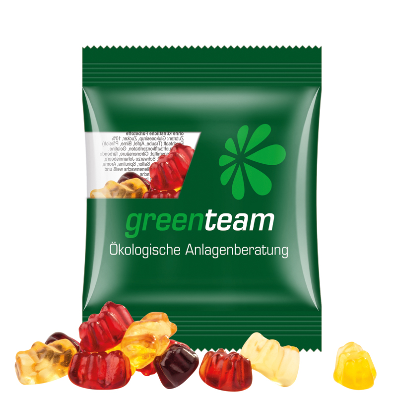 Minitüte 10 g Trolli 30 % Fruchtsaft Bärchen