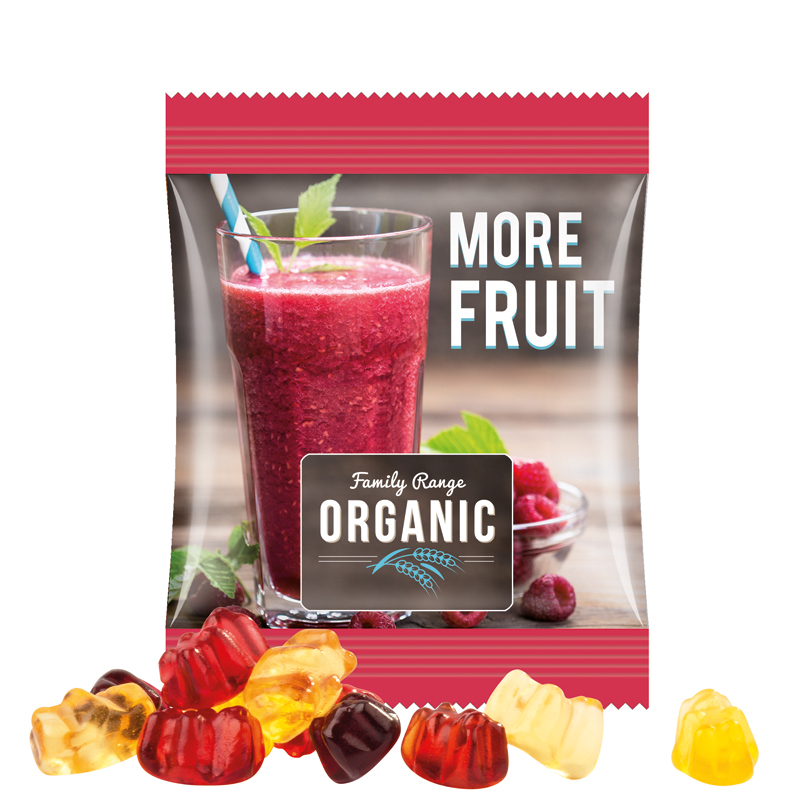 Minitüte 10 g Trolli 30 % Fruchtsaft Bärchen