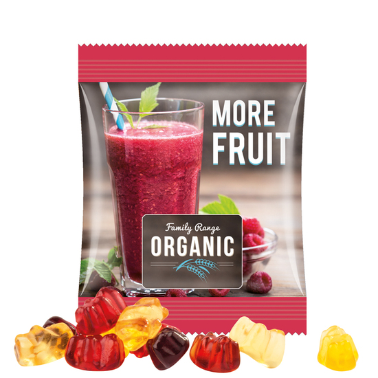 Minitüte 10 g Trolli 30 % Fruchtsaft Bärchen