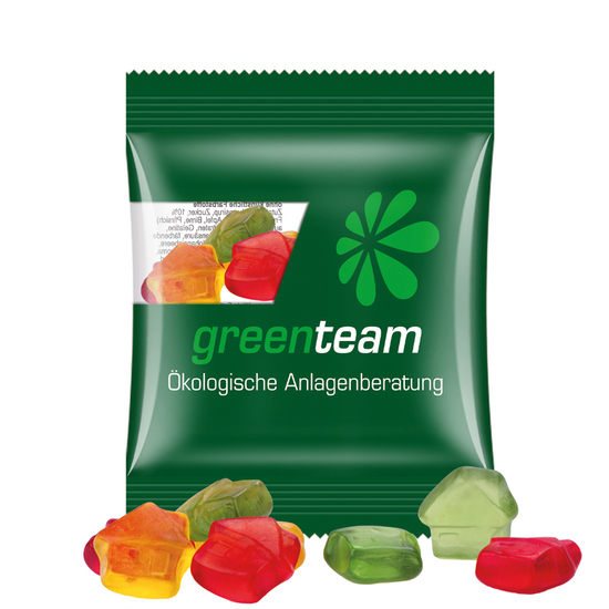Minitüte 10 g Trolli Fruchtgummi Standardformen