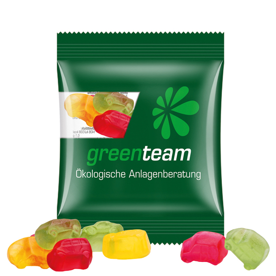 Minitüte 10 g Trolli Fruchtgummi Standardformen