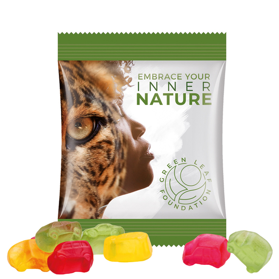 Minitüte 10 g Trolli Fruchtgummi Standardformen
