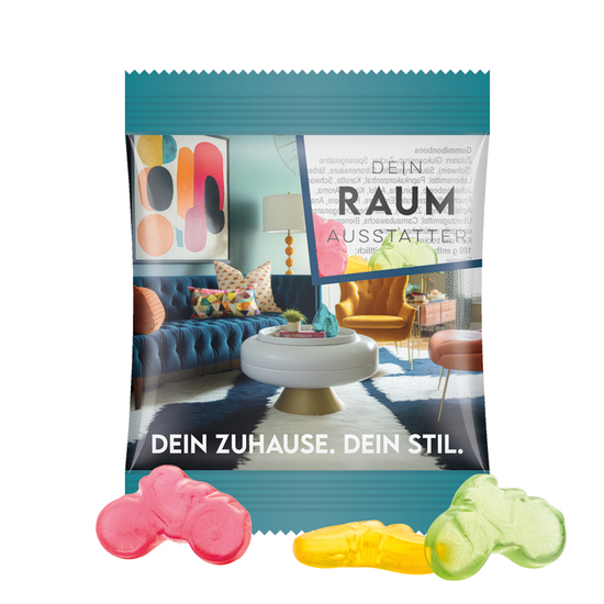 Minitüte 10 g Trolli Fruchtgummi Standardformen