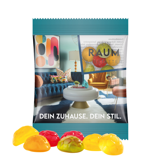Minitüte 10 g Trolli Fruchtgummi Standardformen
