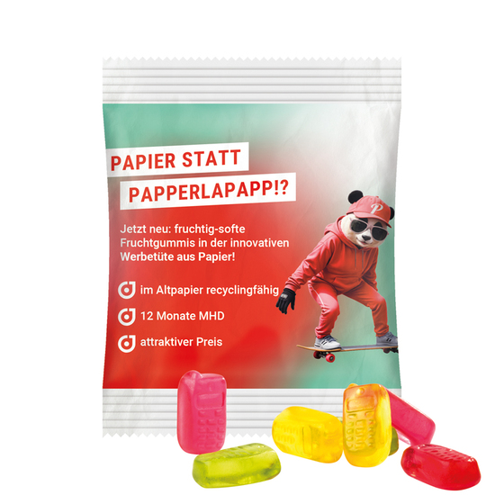 Minitüte 10 g Trolli Fruchtgummi Standardformen