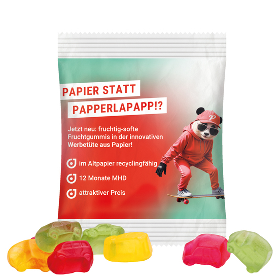 Minitüte 10 g Trolli Fruchtgummi Standardformen