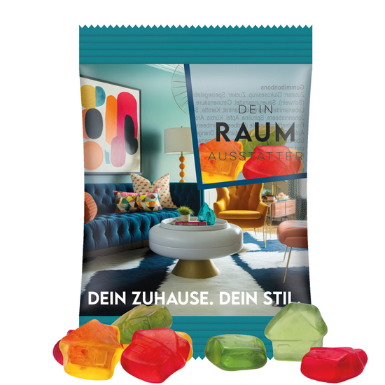 Minitüte 15 g Trolli Fruchtgummi Standardformen