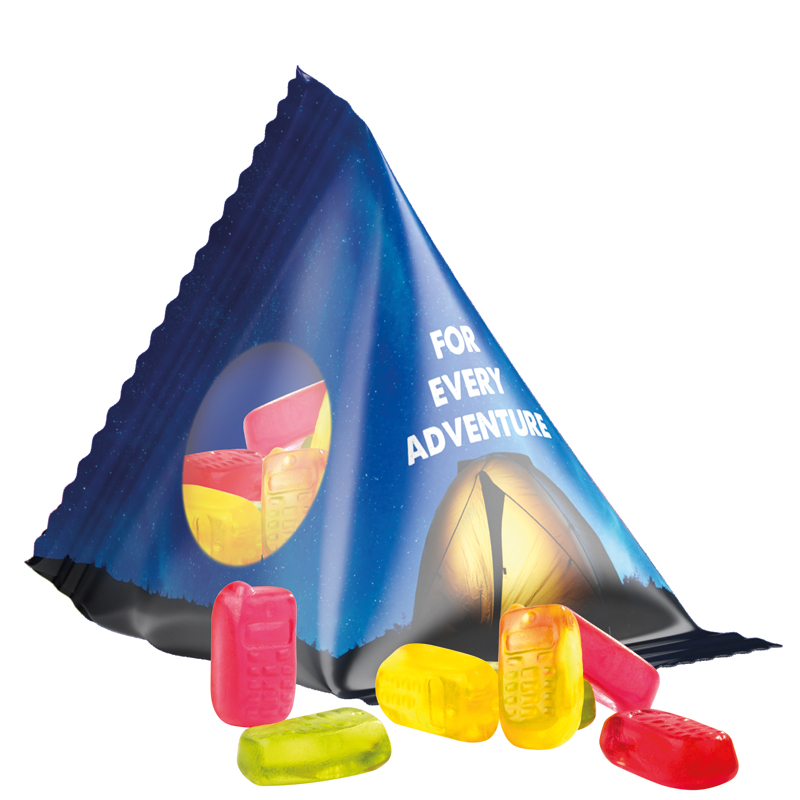 Tetraeder 15 g Trolli Fruchtgummi Standardformen