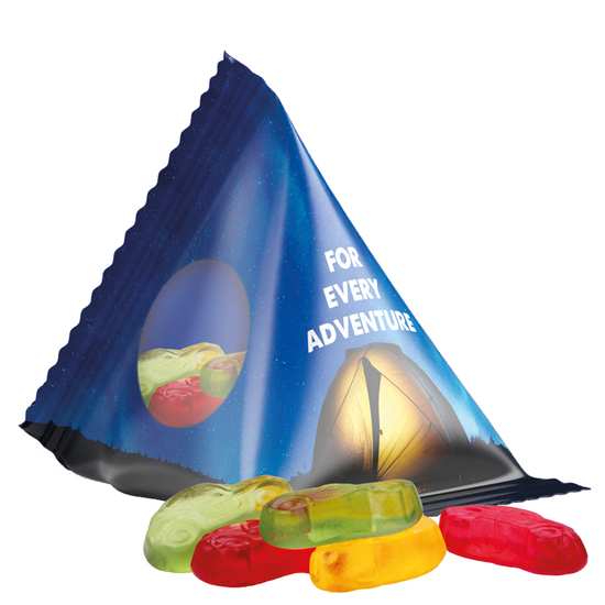 Tetraeder 15 g Trolli Fruchtgummi Standardformen