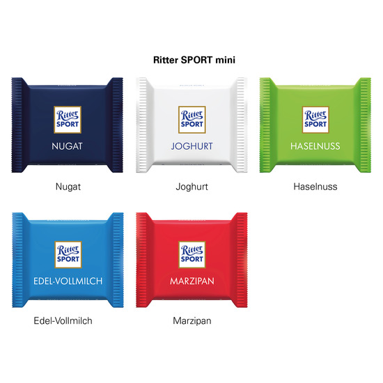 Ritter SPORT mini; 1 Ritter SPORT mini Joghurt