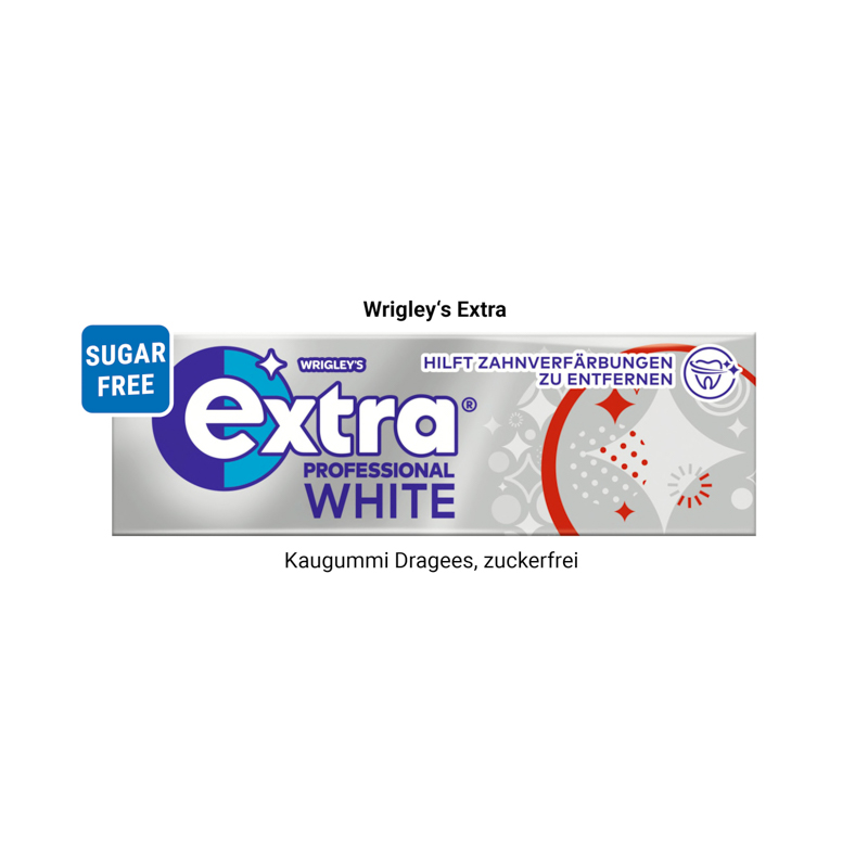 Werbekarte Visitenkartenformat Wrigley's EXTRA®