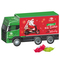 Adventskalender LKW; 24 Ritter SPORT Schokowürfel, 4 Sorten