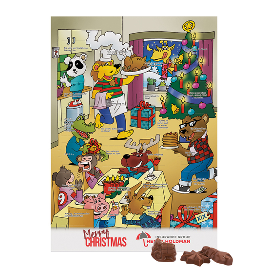 Classic Wand Adventskalender Graspapier