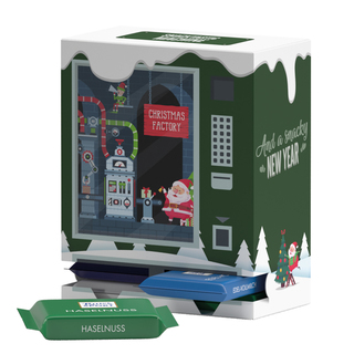 Adventsautomat ECO Midi Ritter SPORT; 24 Ritter SPORT mini Schokoladen, bunt gemischt
