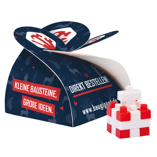 Kleines Präsent BRIXIES; BRIXIES Miniaturbausteine "Geschenkpaket", 18 Teile