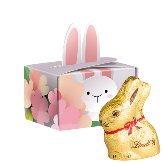 Geschenkbox Mini Ostern; 1 Lindt Schoko-Osterhase