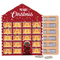 Täfelchen Adventskalender Haus ECO; 24 Alpenmilch-Schokotäfelchen