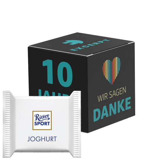 Werbewürfel Ritter SPORT mini