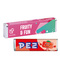 PEZ Bonbonriegel; 1 PEZ Bonbonriegel, Erdbeere