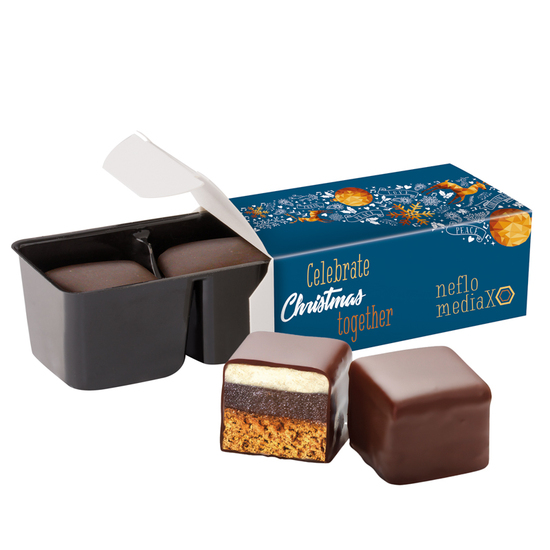 Dominostein 2er in Werbebox