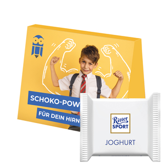 Werbekarte Midi, Ritter SPORT mini Joghurt