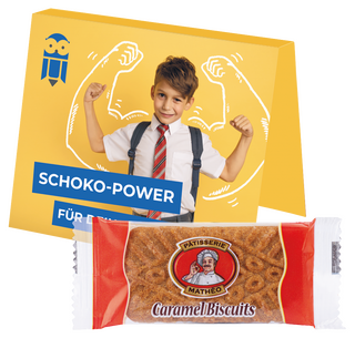 Werbekarte Midi Caramel Biscruits