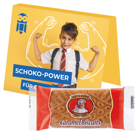 Werbekarte Midi Caramel Biscruits