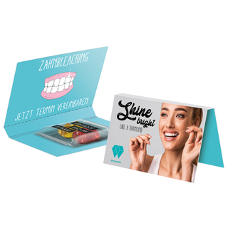 Werbekarte Visitenkartenformat, Team Gummibärchen, Standardgestaltung