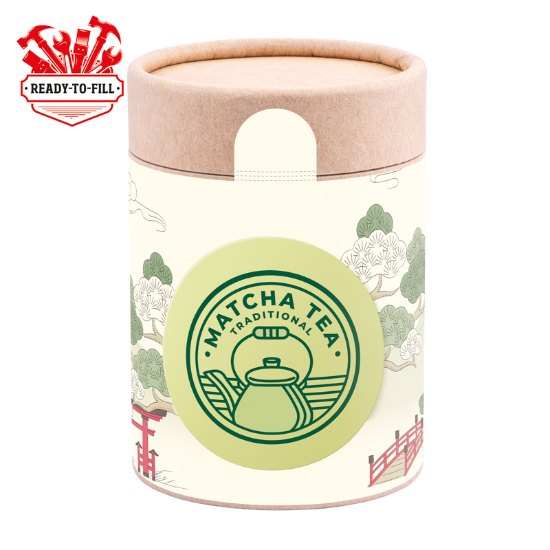 Papierdose Eco Maxi, kundengestelltes Füllgut