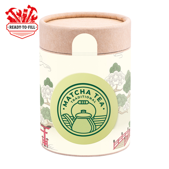 Papierdose Eco Maxi, kundengestelltes Füllgut