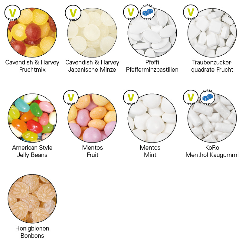 Quick Box XS, Mini Bonbons Fruchtmix