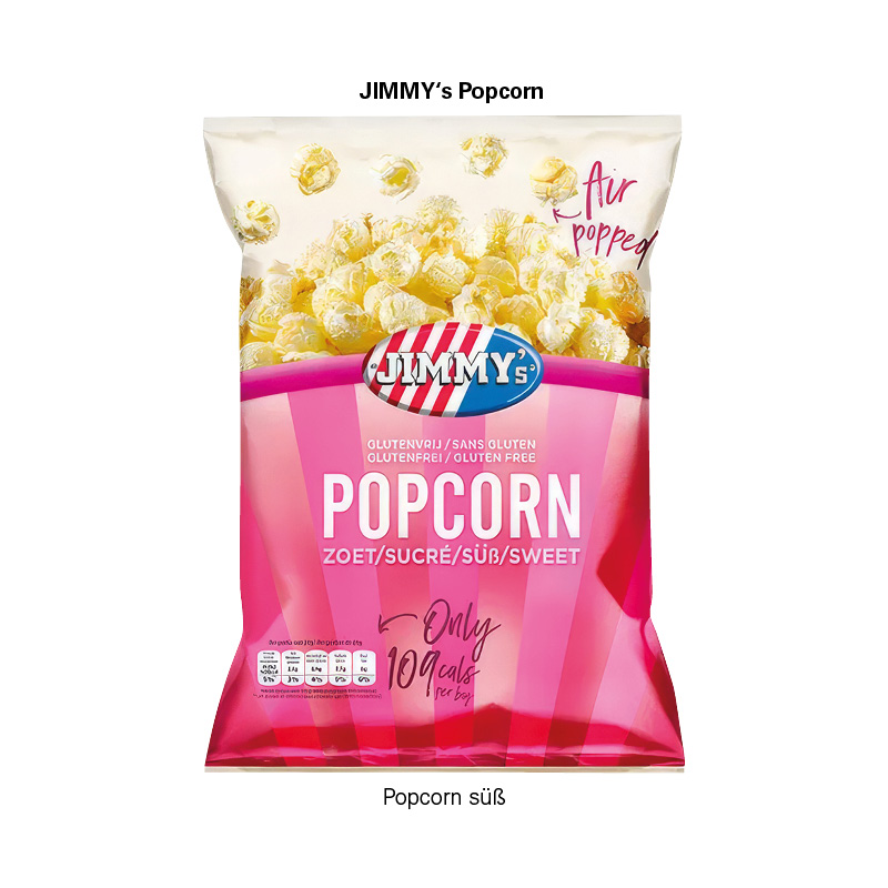 Klappschachtel JIMMY's Popcorn Süß