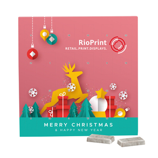 Täfelchen Adventskalender, Alpenmilch-Schokotäfelchen