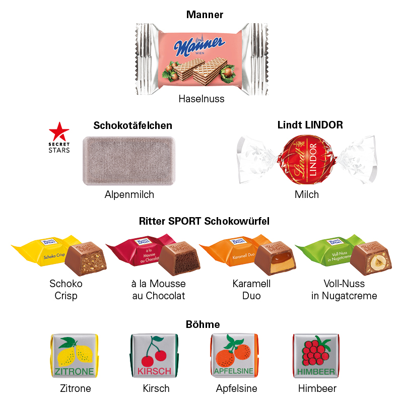 Geschenkbox Mini Herz, Böhme Fruchtkaramelle