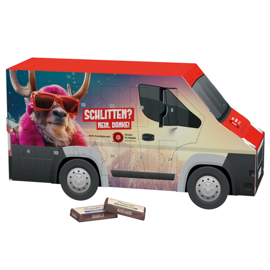 Adventskalender Transporter, Sarotti Schokotäfelchen