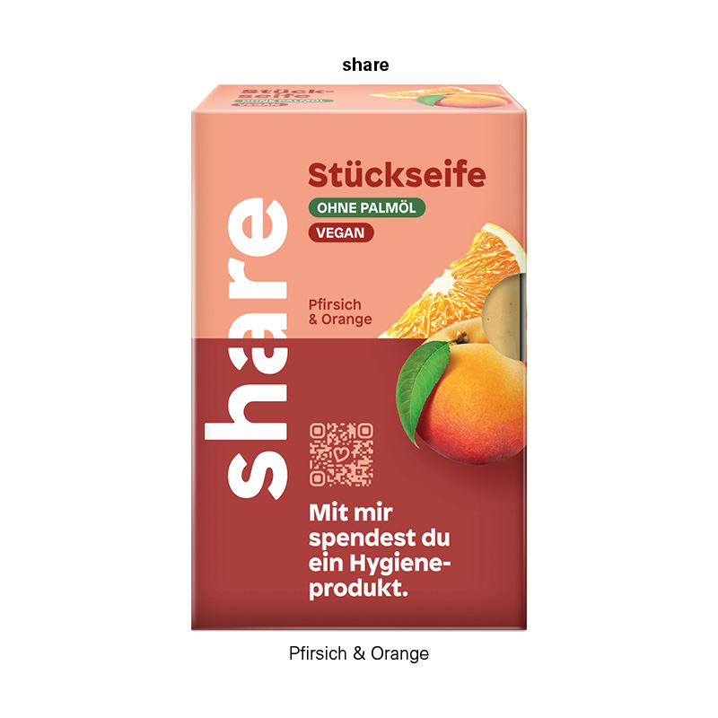 Werbecover, share feste Seife