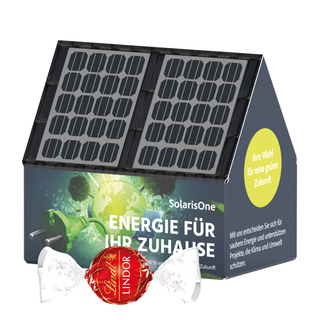 3D-Präsent Haus, Lindt LINDOR Milchkugeln