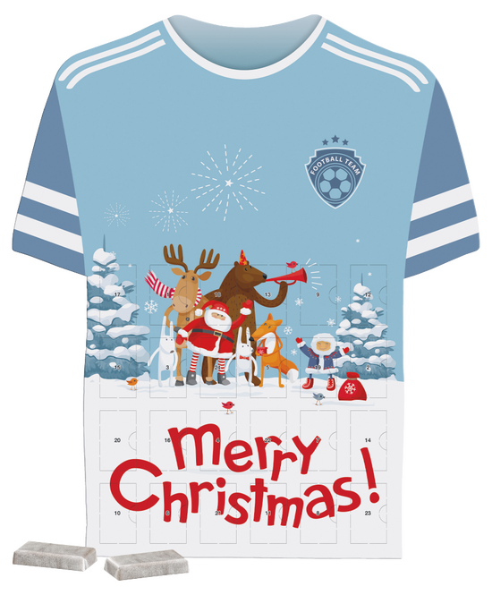 Täfelchen Adventskalender Trikot