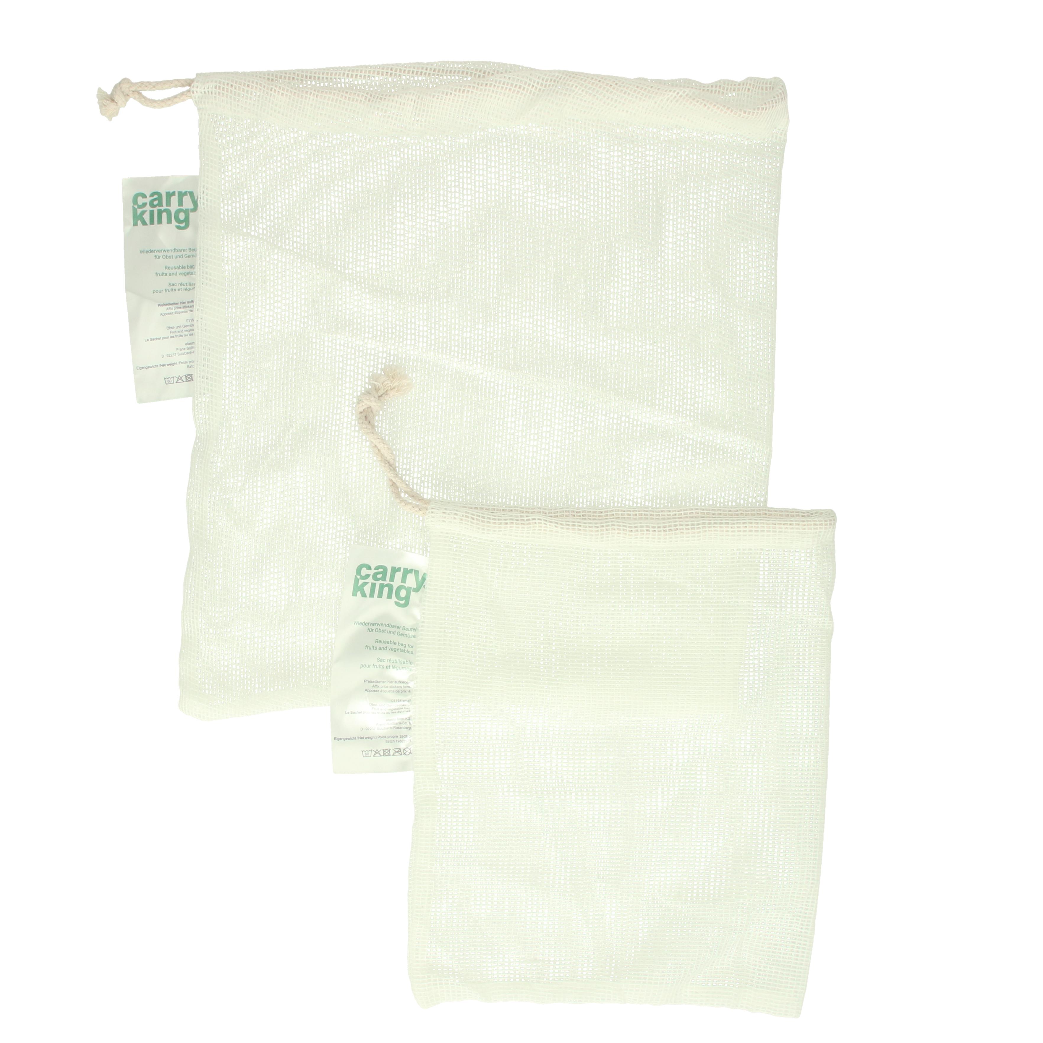 Obst- und Gemüsebeutel Cotton "ECOCARE", groß