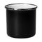 Emaille-Becher "Cozy", 300 ml, schwarz