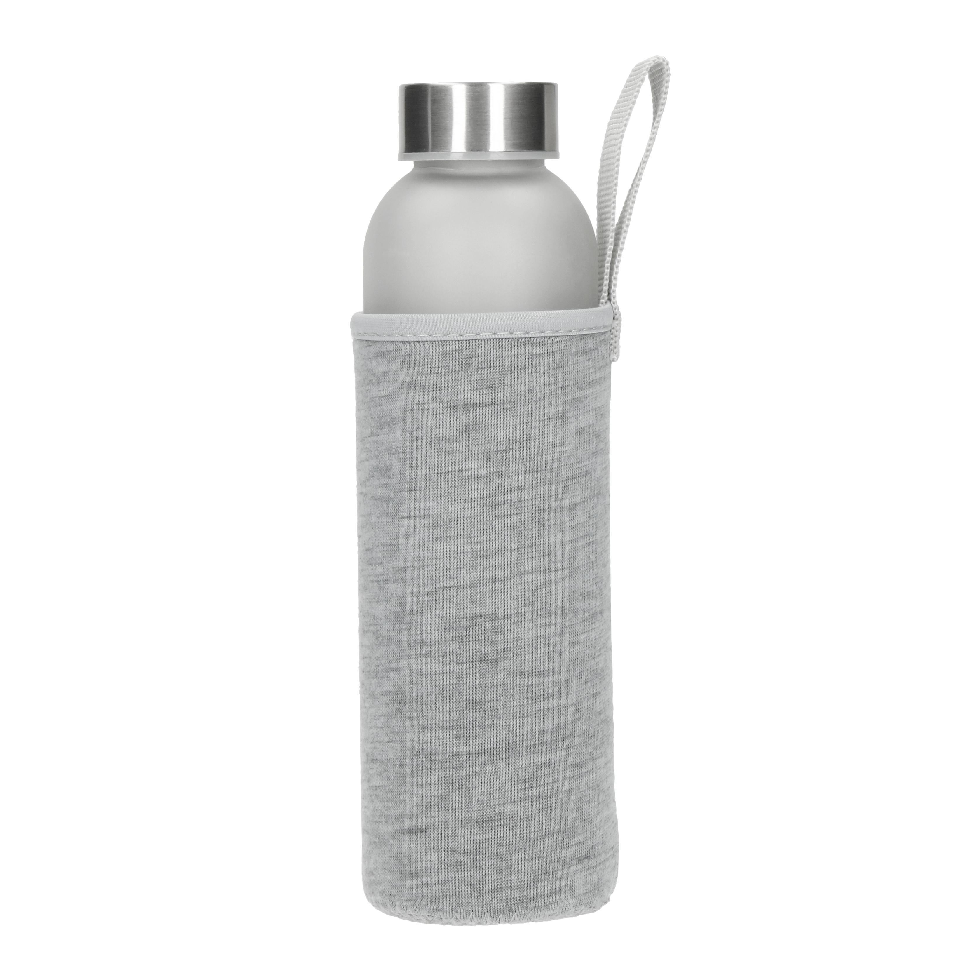 Glasflasche mit Hülle "Iced" 0,45 l