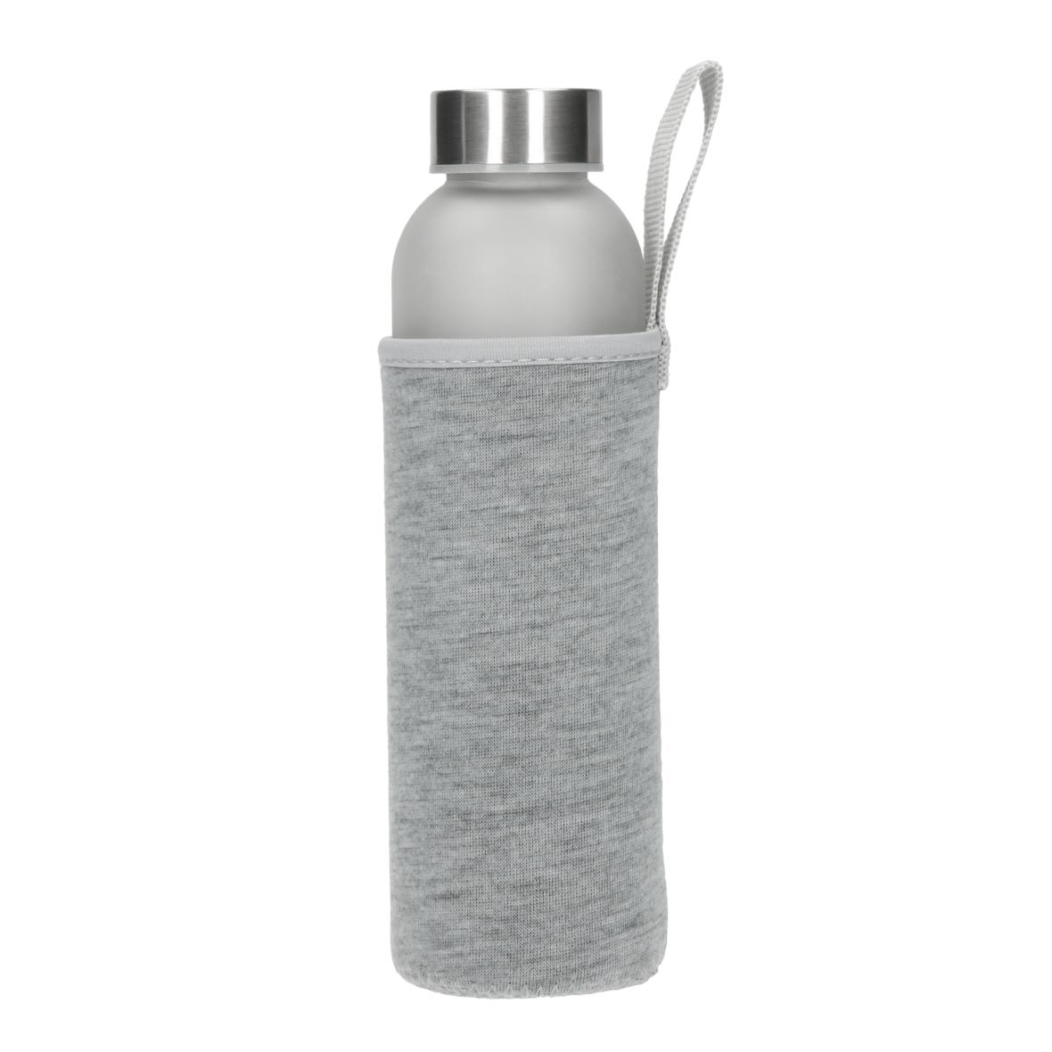 Glasflasche mit Hülle "Iced" 0,45 l